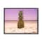 Stupell Industries Pink Purple Pineapple Beach Framed Wall Art
